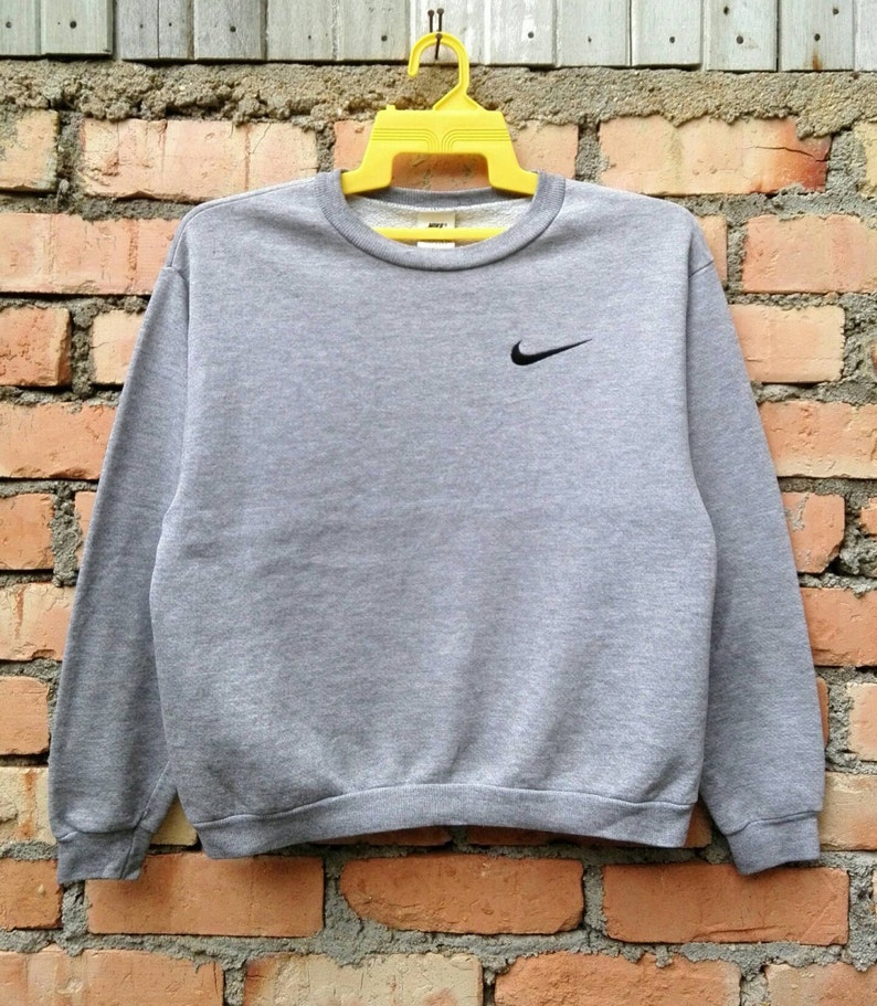 Rare!!! Vintage NIKE SWOOSH Small Logo Sweatshirt pullover Jumper Crewneck 