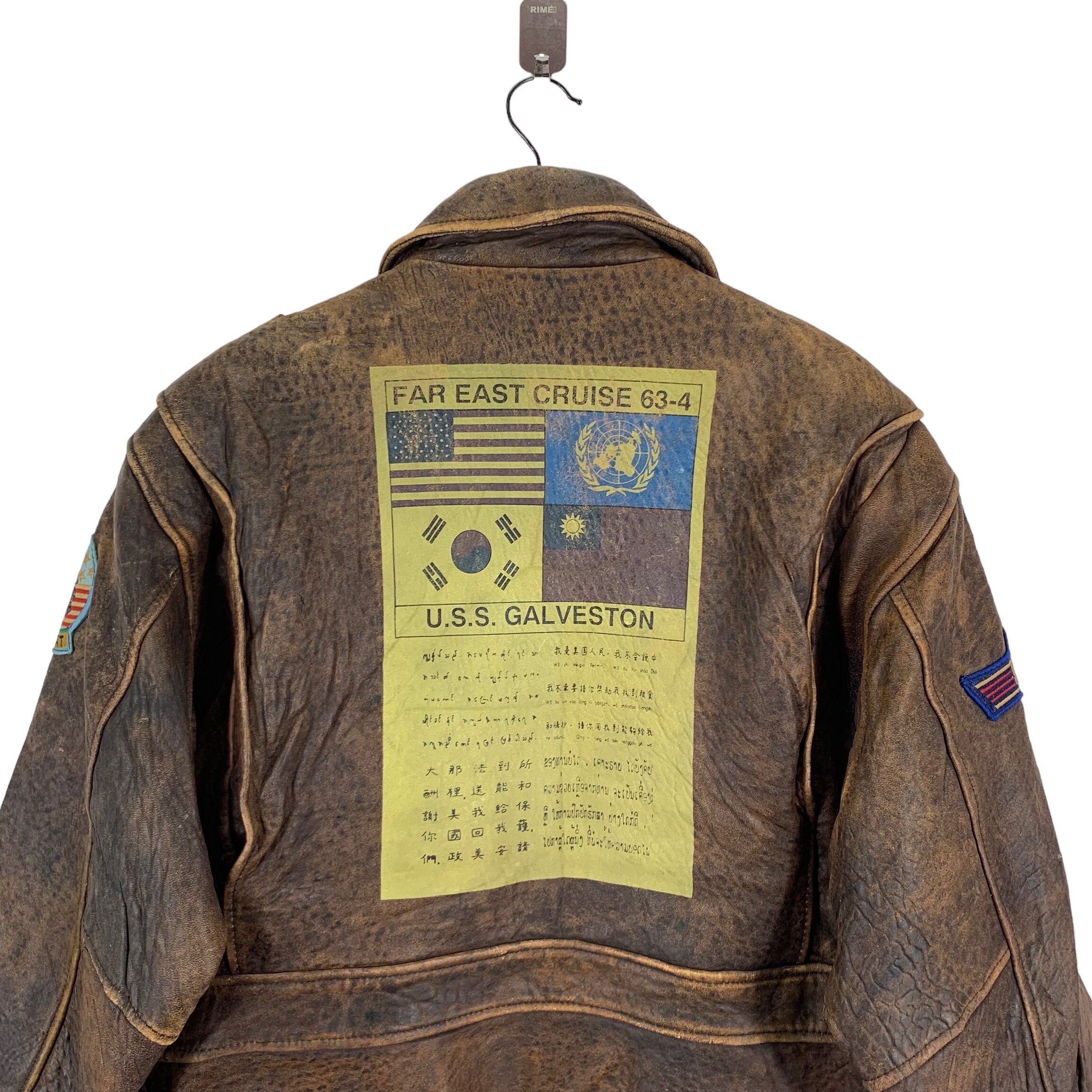 Vintage USN Type G-1 Flight Leather Bomber Jacket - Etsy Canada