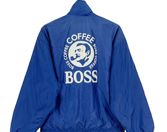 Vintage 90s Boss Coffee Jacket/ Vintage Boss Suntory Jacket