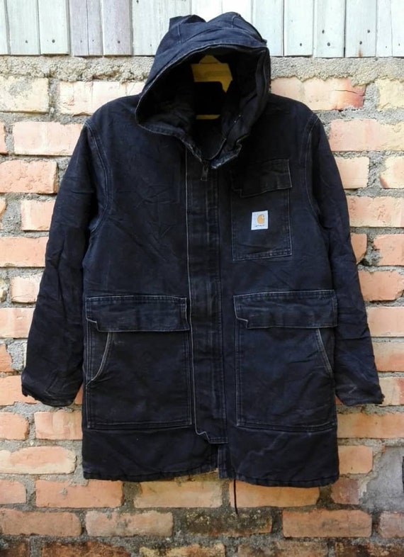 carhartt denim hoodie