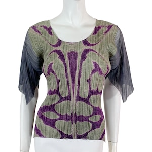 Vintage Issey Miyake Pleats Please Homme Plisse Designer Women Dress