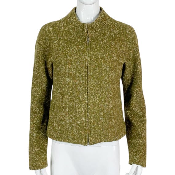 Dries Van Noten, Vintage Dries Van Noten Wool Women Dress Luxury Fashion Designer Jacket