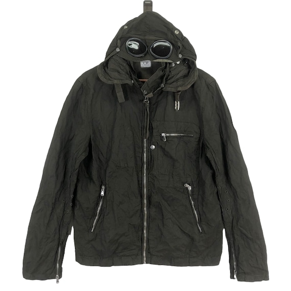 【名作】C.P. COMPANY Mod Hoodie Jacket Vintage C.P. Company Google Hoodie Jacket - Etsy