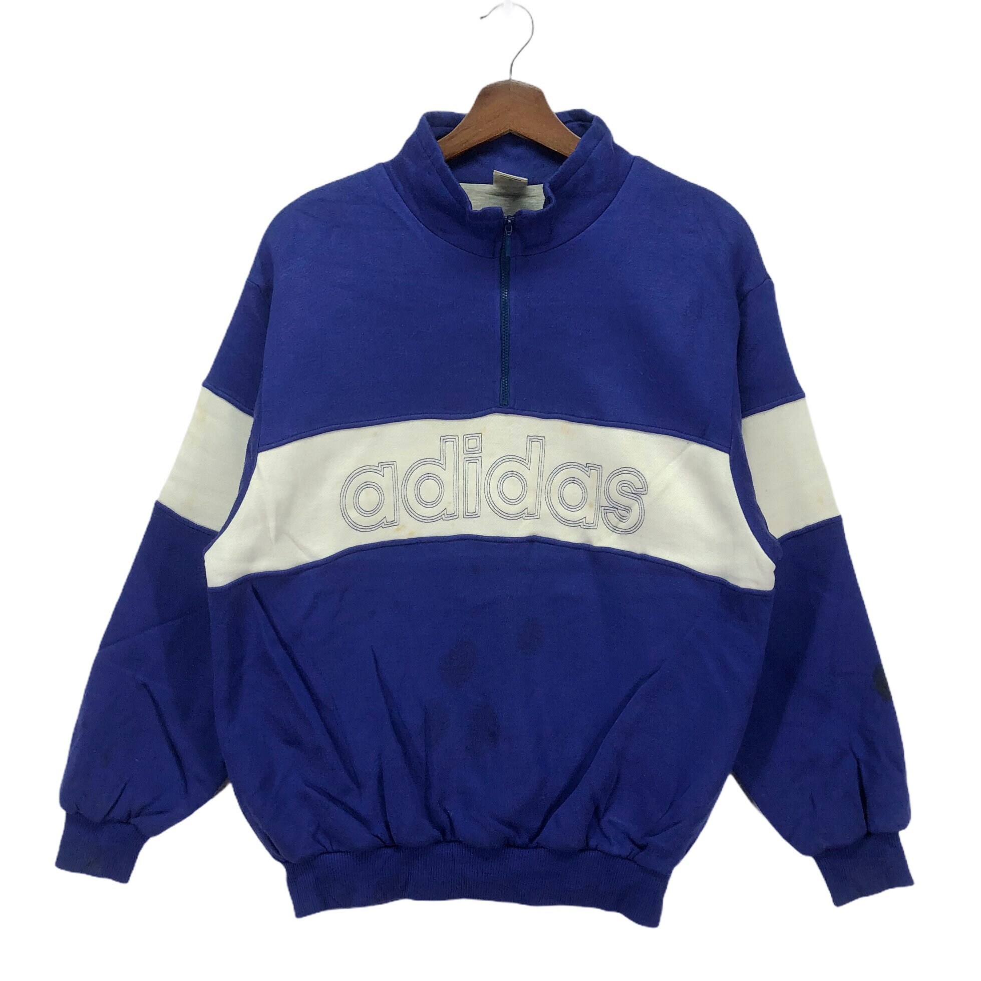 Vintage 90s Adidas Sportswear Half Zip Crewneck - Etsy