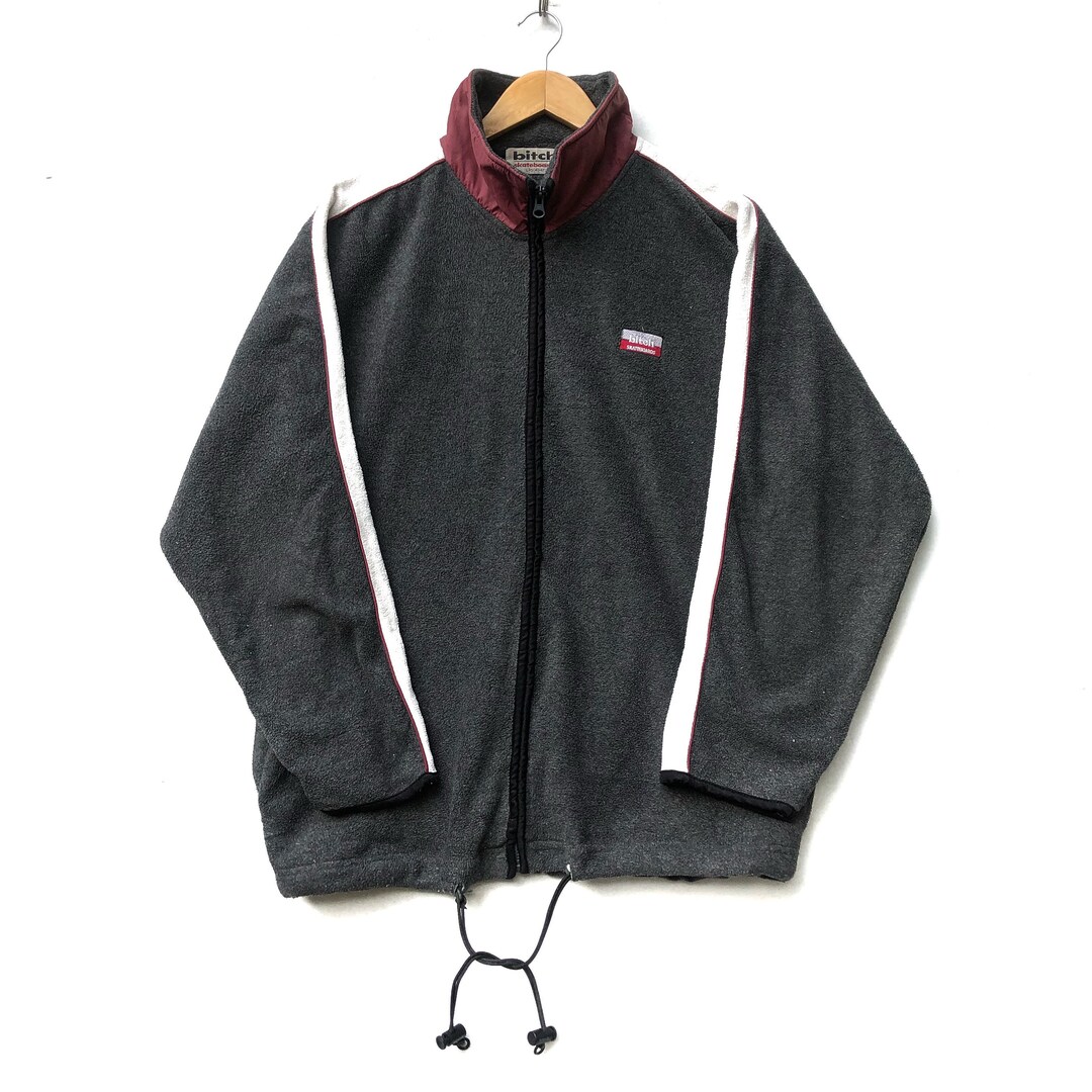 スケートボード 90s bitch skateboards mock neck fleece L スケート