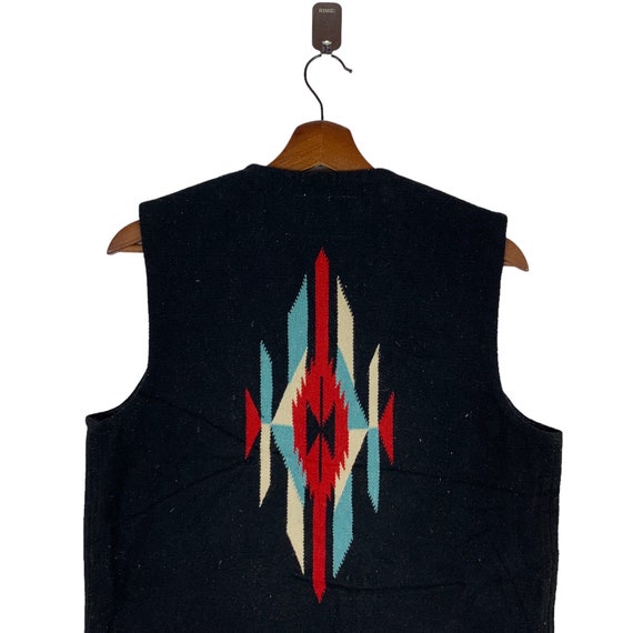 Vintage Chimayo Blanket/Chimayo Ortega Hand Woven… - image 7