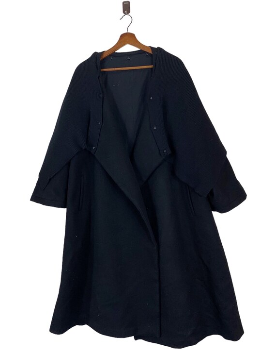 Vintage Y's Yohji Yamamoto Wool Overcoat Heavy Coat AW1997