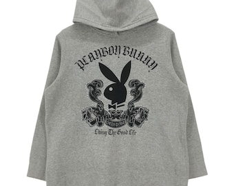 Playboy Hoodie Playboy Pullover Playboy Bunny Logo Sweater Size L
