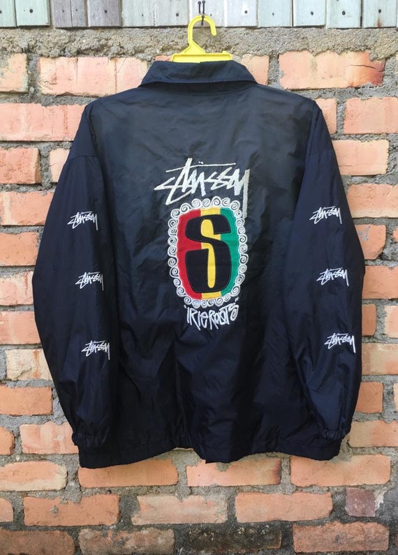 Rare Stussy Jacket Light Varsity Bob Marley - Etsy