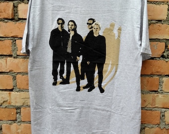 Vintage 90s depeche mode rock pop electronic tour concert promo tee tshirt XL Size