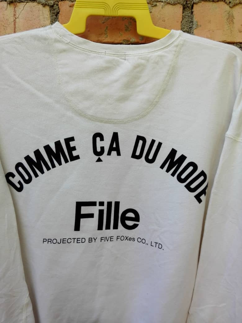 Rare!!! Comme Ca Du Mode Fille Pullover Japanese Brand Large Size