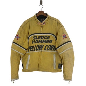 Racing × Vintage × YELLOW CORN Yellow Corn Jacket Sledge
