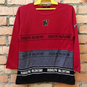 Rare!!! Rudolph Valentino Pullover Sweatshirt Medium Size