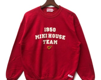 Vintage 90s MIKI HOUSE Sweatshirt, Miki House Crewneck, Miki 