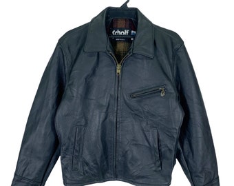 Vtg 70s 80s Schott NYC Style 102 Mocha Leather Jacket Brown