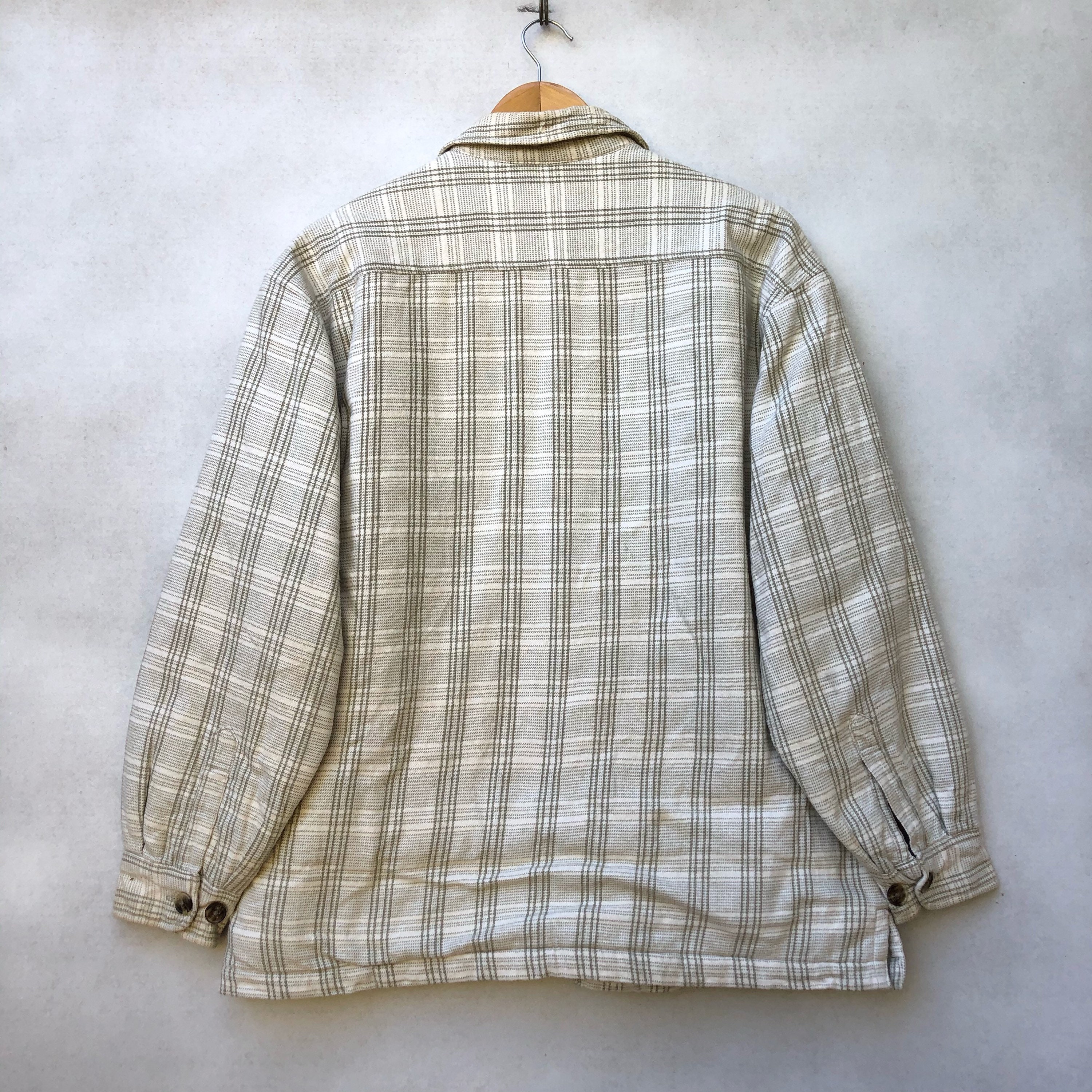 Lucky Strike ネルシャツ 長袖 企業物 タバコ名柄 ウール レーヨン Lucky Strike ネルシャツ 長袖 企業物 タバコ名柄 ウール