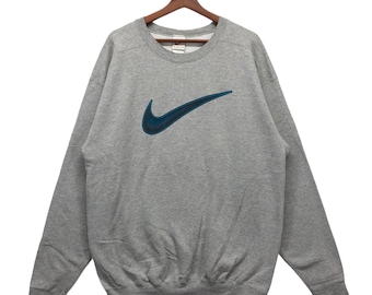 Vintage 90s Nike Swoosh Big Logo Crewneck