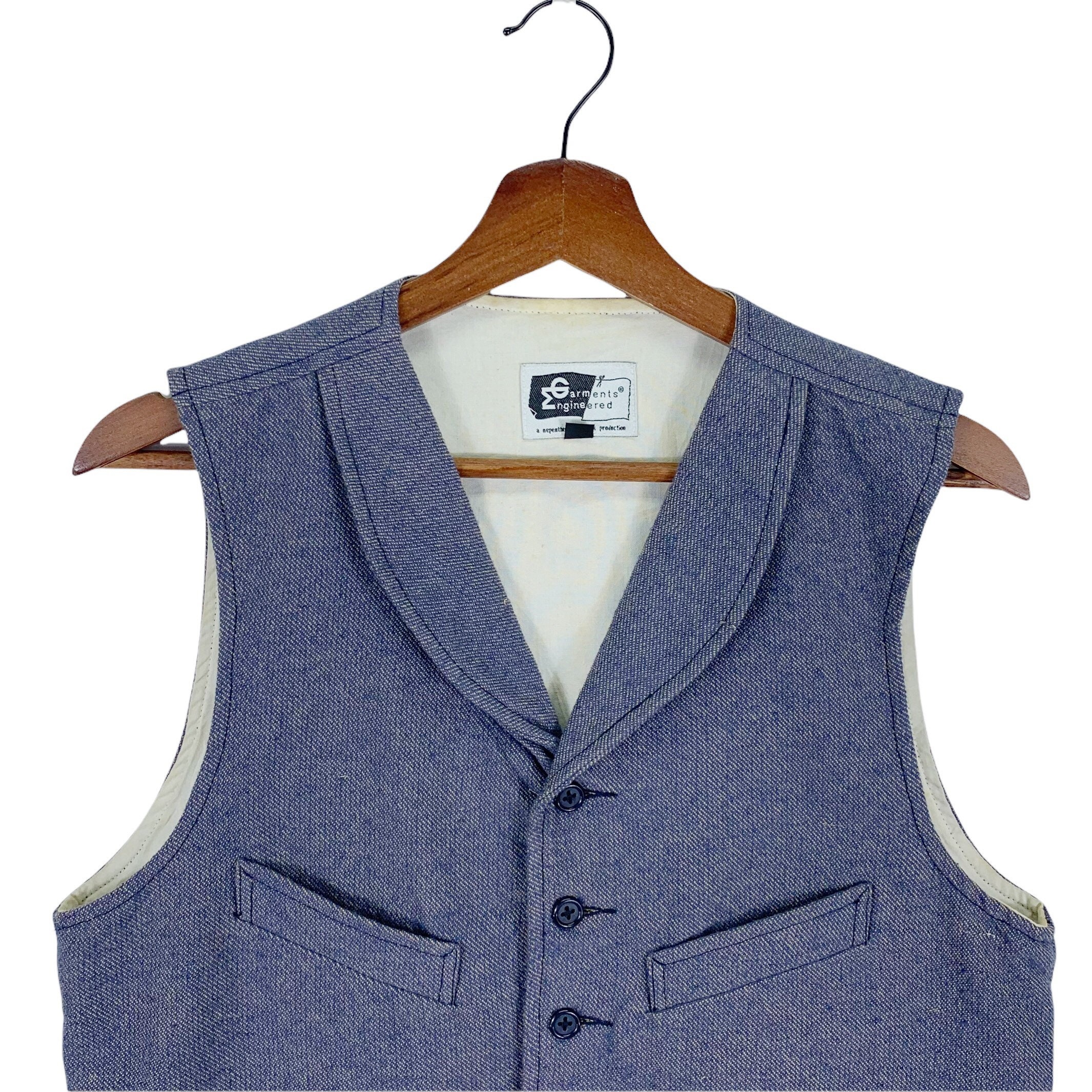 Vintage Engineered Garments Nephenthes New York Vest Button - Etsy