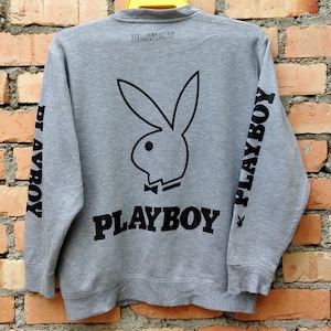 Vintage Playboy Bunny Sweatshirt Pullover Large Size