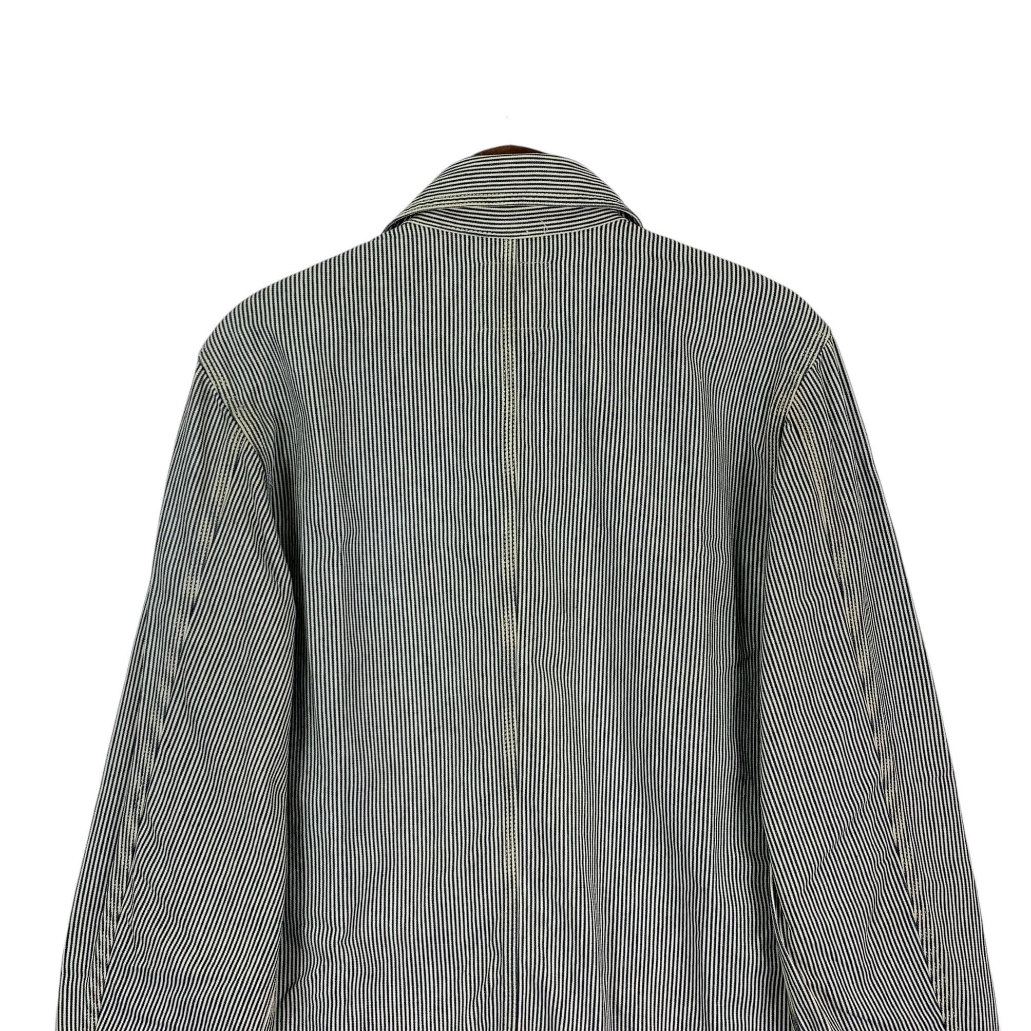 Vintage Oshkosh B'gosh Hickory Stripe Denim Chore Jacket - Etsy