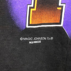 Vintage 90s Phoenix Suns NBA Magic Johnson Tee image 5