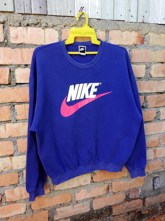 Rare Nike Sportswear Pullover Sweatshirt Large Size Etsy