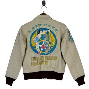 Vintage Avirex USA Type A-1 Bomber Leather Jacket