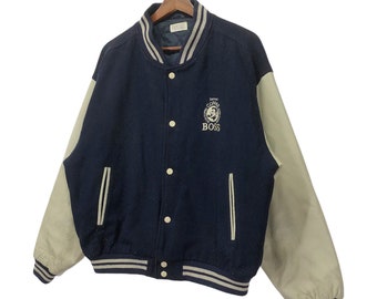 サントリー BOSS コーヒー ジャンパー Vintage Boss Coffee Bomber 90s Jacket Suntory Boss Coffee
