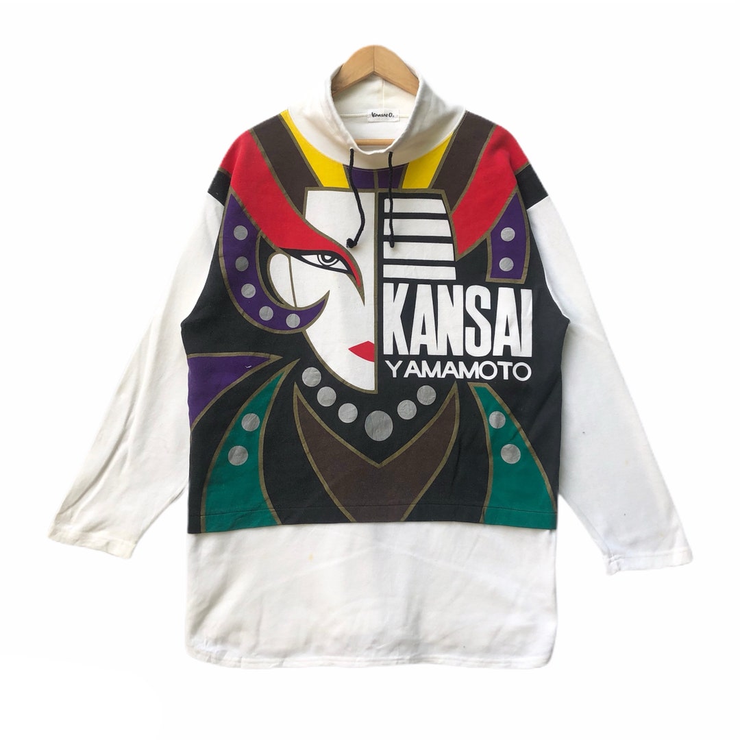 Kansai Yamamoto Kansai 02 Vintage rare bird theme embroidered sweater Japan