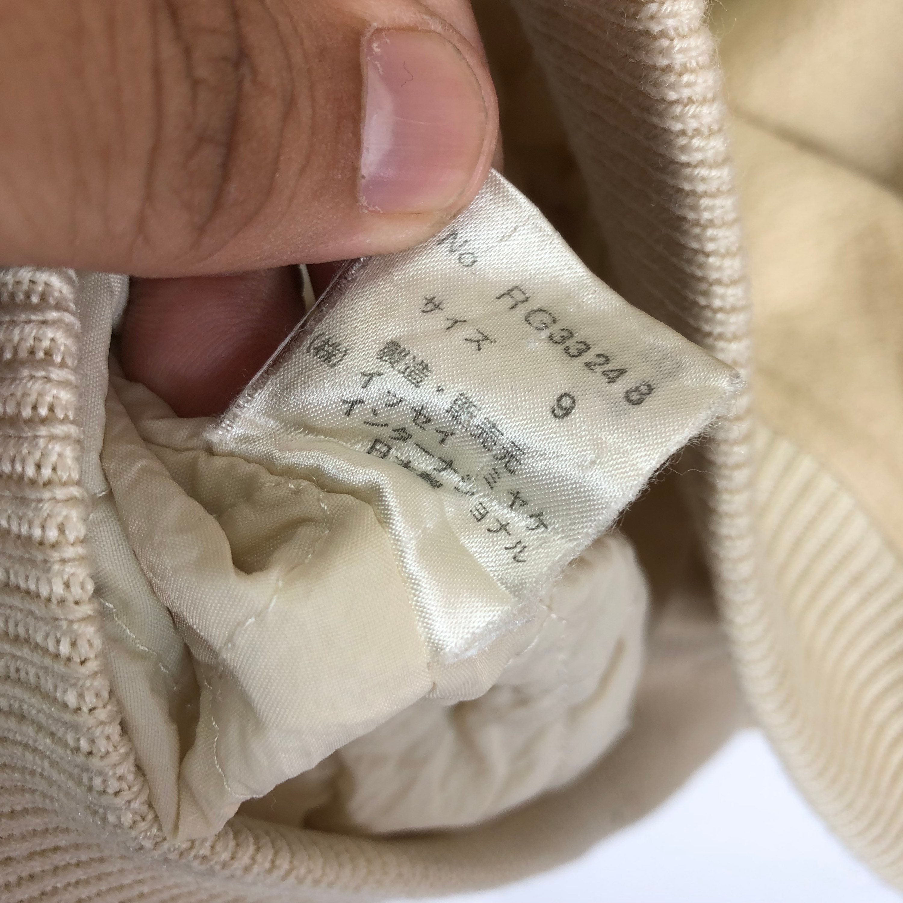 Vintage 80s Issey Miyake Chisato Tsumori Design Care Label Bomber