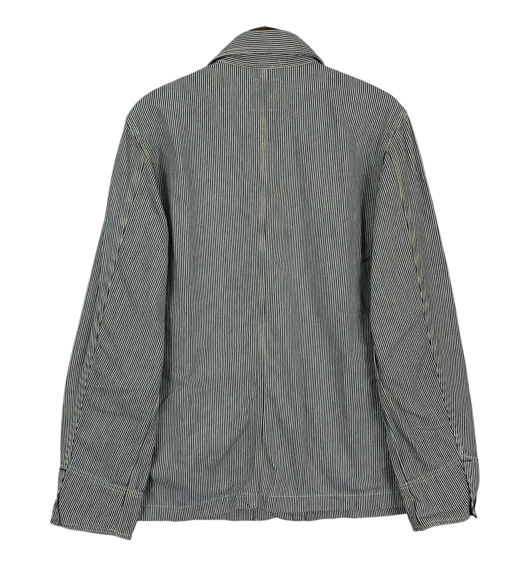 Vintage Oshkosh B'gosh Hickory Stripe Denim Chore Jacket - Etsy