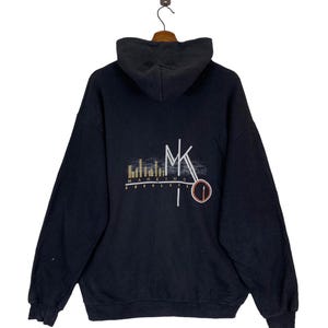 Vintage 90s Mankind Is Obsolete Rock Band Hoodie Zipper Sweater