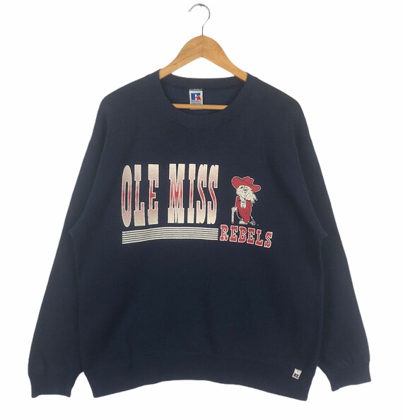 Vintage 90s Ole Miss Rebels Colonel Reb Crewneck