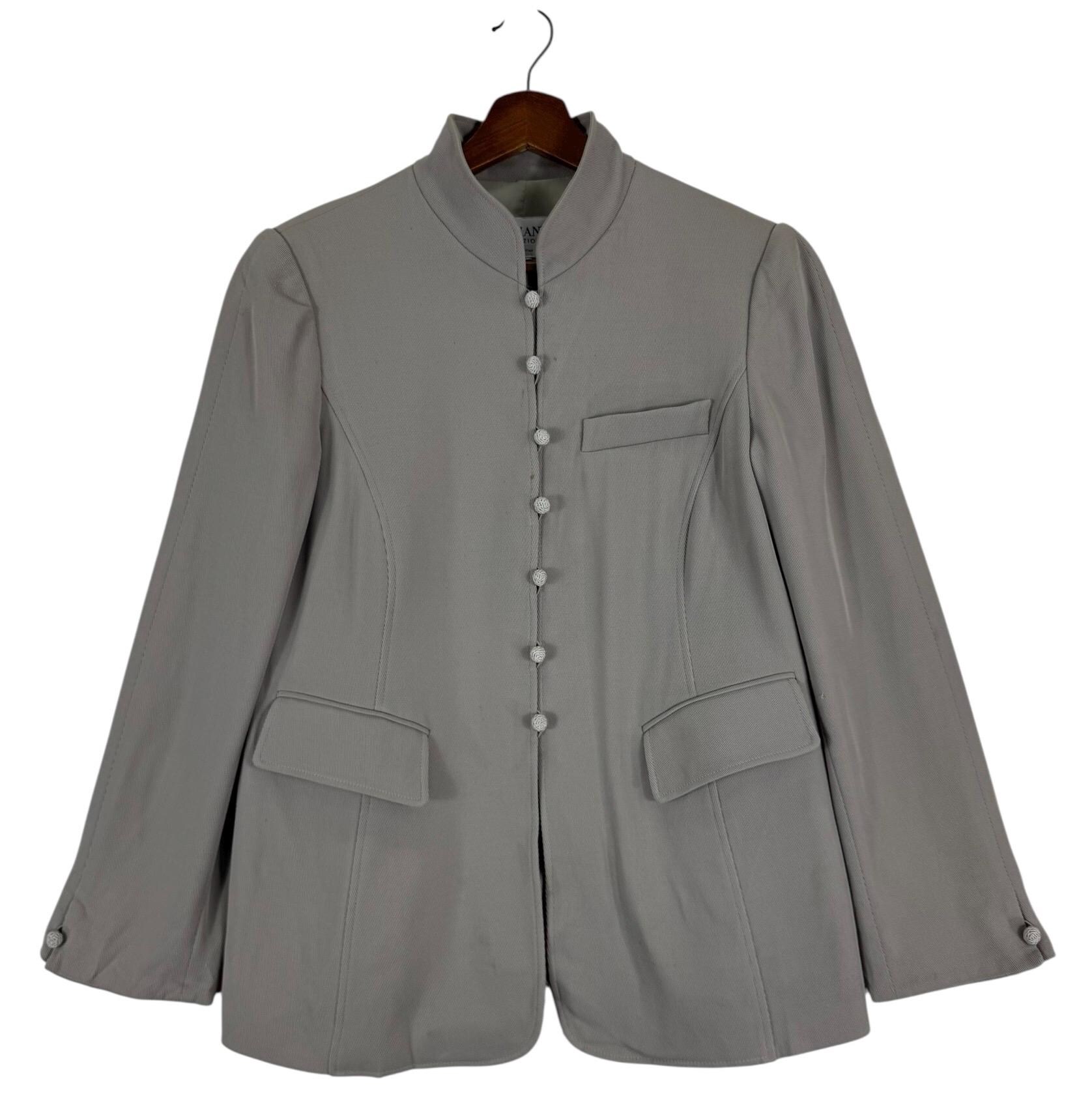 ジャケット・アウター 90sGIORGIO ARMANI Mandarin Collar Jacket Vintage 90s Giorgio Armani Collezioni Blazer Mandarin Collar
