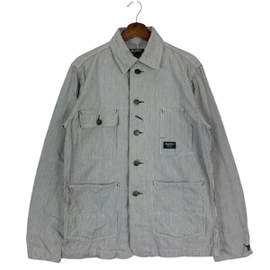 Vintage OshKosh B’Gosh Hickory Stripe Denim  Chore Jacket