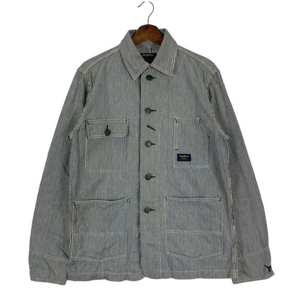 Vintage Oshkosh B'gosh Hickory Stripe Denim Chore Jacket - Etsy