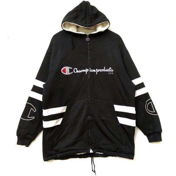 Vintage CHAMPION PRODUCTS Hoodie Parka