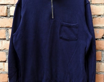 Sällsynt!!! Polo Sporttröja med halv dragkedja, stor storlek