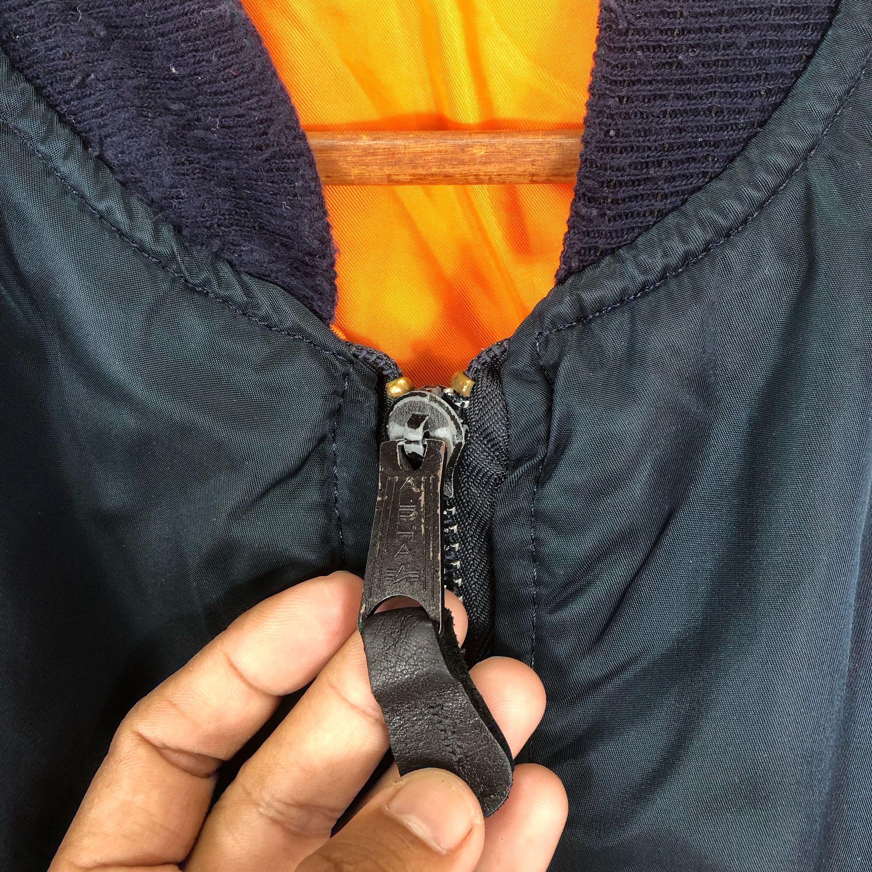 Vintage Alpha Industries USAF Bomber Zipper Jacket - Etsy