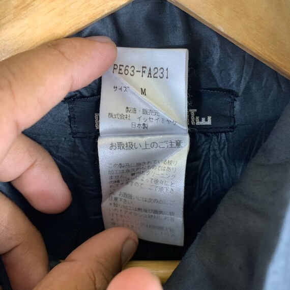 最終セールISSEY MIYAKE PERMANETイッセイミヤケ パーマネント ISSEY MIYAKE PERMANENTE Wrinkle Processing Coat Black Medium Size