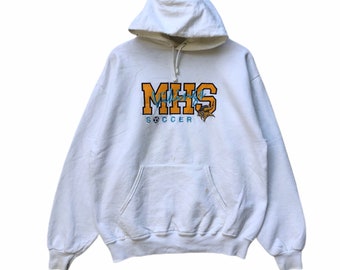Rare!!!Vintage Marysville High school Vikings Soccer MHS Sweatshirt Hoodie