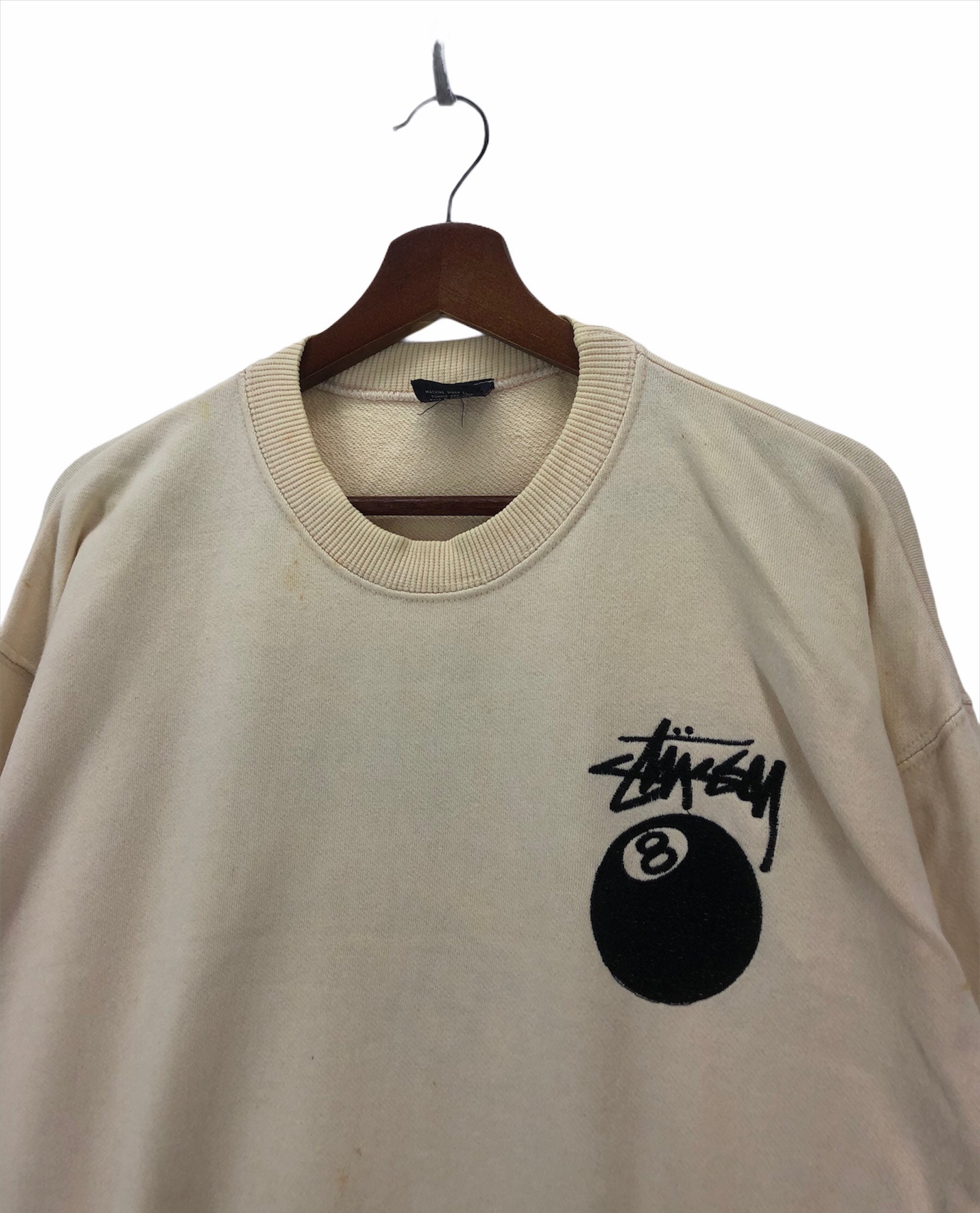 Vintage 90s Stussy 8 Ball Crewneck - Etsy