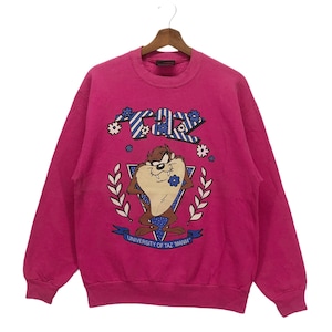 Vintage 90s University of Tazmania sweatshirt jumper poly cotton Medium size