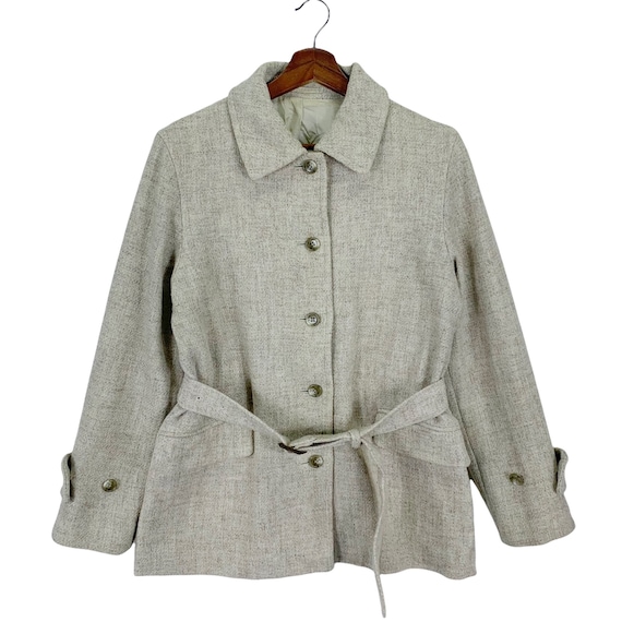 Vintage Margaret Howell X Harris Tweed Belt Wool Jacket