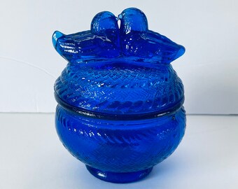 Cobalt Blue Candy Dish Etsy cobalt blue candy dish etsy
