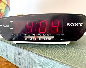 ヴィンテージホワイト 80年代 ソニー ドリームマシン 目覚まし時計