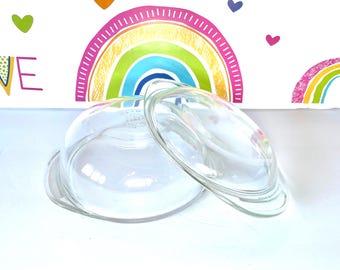 Pyrex Clear 022 Casserole , Pyrex 22 Clear Covered Casserole, 1 Quart Pyrex Originals Covered Dish