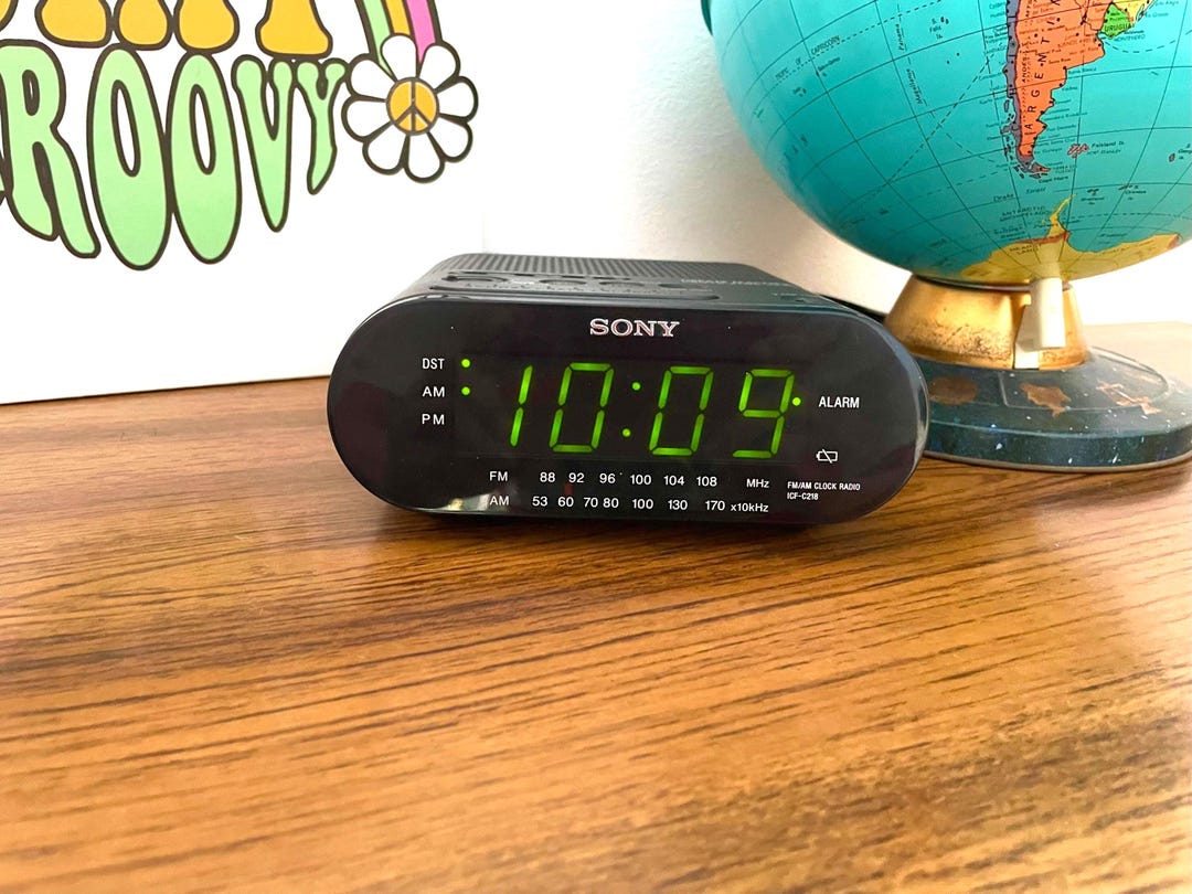 Sony Design 置時計 ノベルティテーブルクロック 1990年 ソニー 1990 