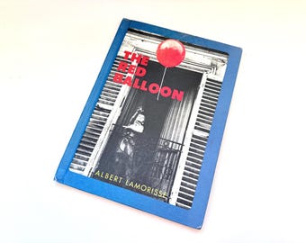 Vintage 1956 "The Red Balloon" by Albert Lamorisse, Children's Choice Book Club Edition