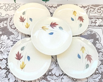 5 Franciscan Autumn Bread and Butter Plates